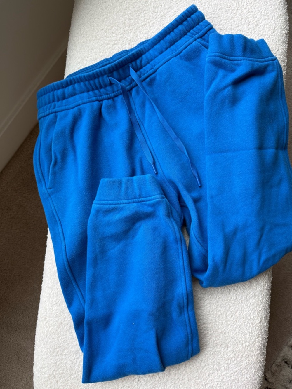 CRZ YOGA  Bright Blue Fleece Joggers